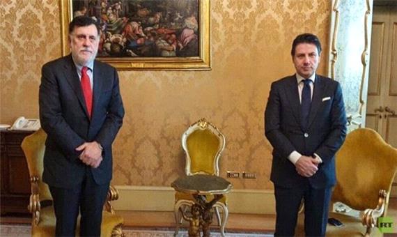 نخست وزیر ایتالیا و السراج راه حل نظامی در لیبی را رد کردند