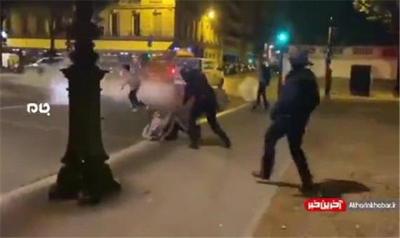 تصاویری از خشونت شدید پلیس فرانسه علیه معترضان