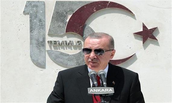 اردوغان: کودتاگران شرمی از قتل رئیس جمهور و منتخبان مردم ترکیه نداشتند