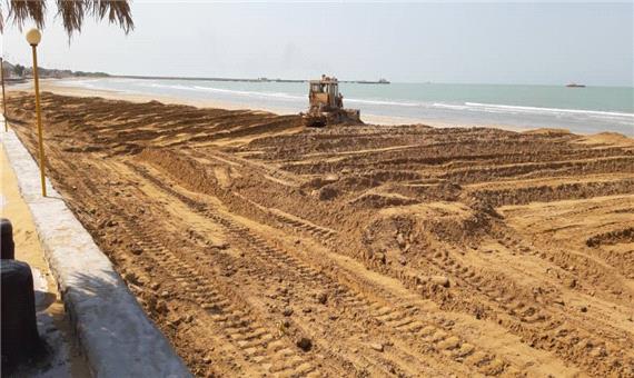 توقف فعالیت تخریبی شهرداری در ساحل بوشهر با اخطار اداره کل محیط زیست