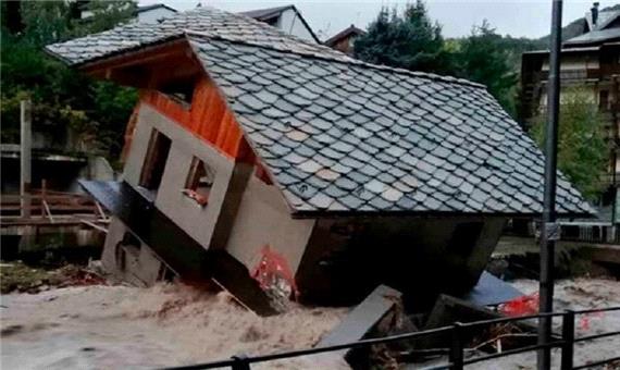 دست کم 6 کشته بر اثر سیل و طوفان در فرانسه و ایتالیا