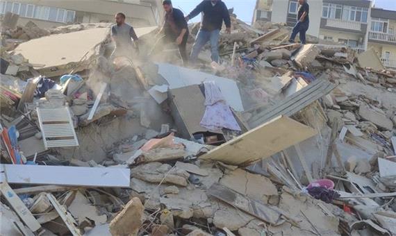 زلزله ازمیر ترکیه 6 کشته و 202 زخمی برجای گذاشت