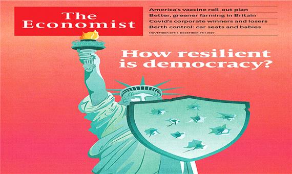 شاخص دموکراسی آمریکا در وضعیت قرمز
