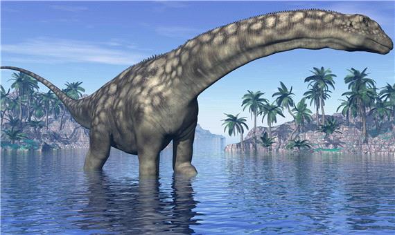 کشف بقایای دایناسوری که احتمالا بزرگ‌ترین جانور خشکی بوده است