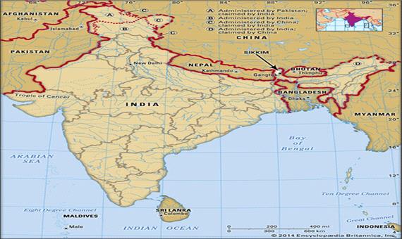 درگیری و جراحت سربازان هندی و چینی در شمال شرق هند