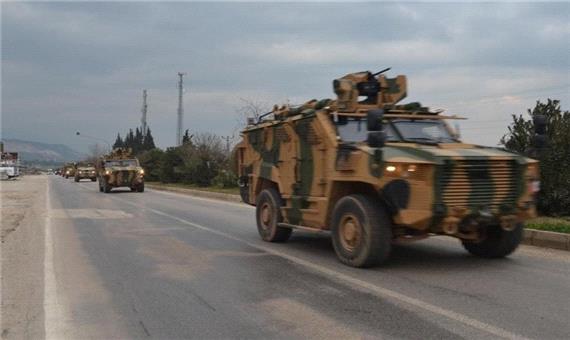 انتقال تجهیزات و نفرات نظامی ترکیه به مرزهای سوریه