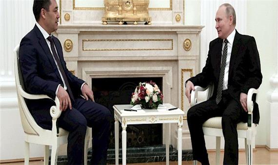 دیدار پوتین با رئیس‌جمهور قرقیزستان
