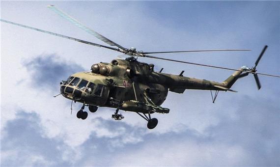 سقوط یک فروند بالگرد نظامی روسیه در حومه الحسکه
