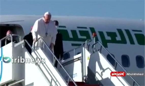 استقبال بارزانی از پاپ فرانسیس در سفر به اربیل عراق