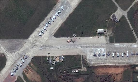 تصاویر ماهواره‌ای از ساز و برگ نظامی روسیه در مرز اوکراین