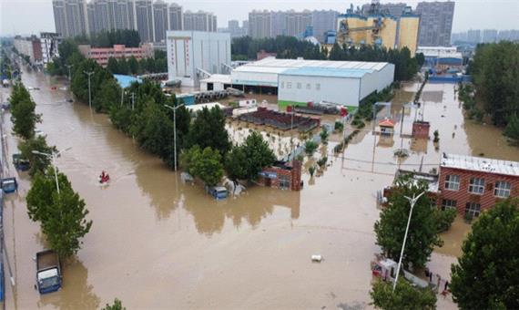 وضعیت قرمز در مرکز چین؛ تلفات سیل به 21 نفر افزایش یافت