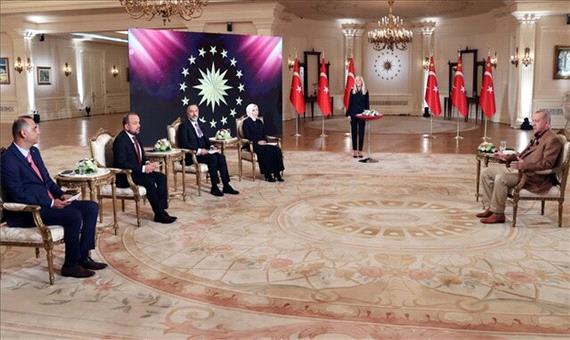 اردوغان: می‌توانیم با سران طالبان دیدار داشته باشیم
