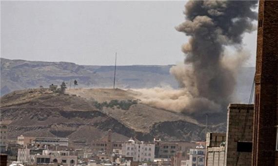 ائتلاف سعودی مواضع نیروهای یمنی در تعز را بمباران کرد