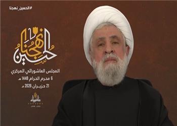 سخنرانی دبیر کل حزب الله لبنان در مراسم عاشورایی