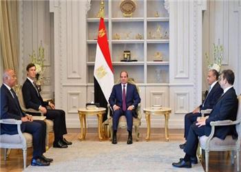 السیسی با داماد ترامپ درباره آتشبس در غزه گفتگو کرد