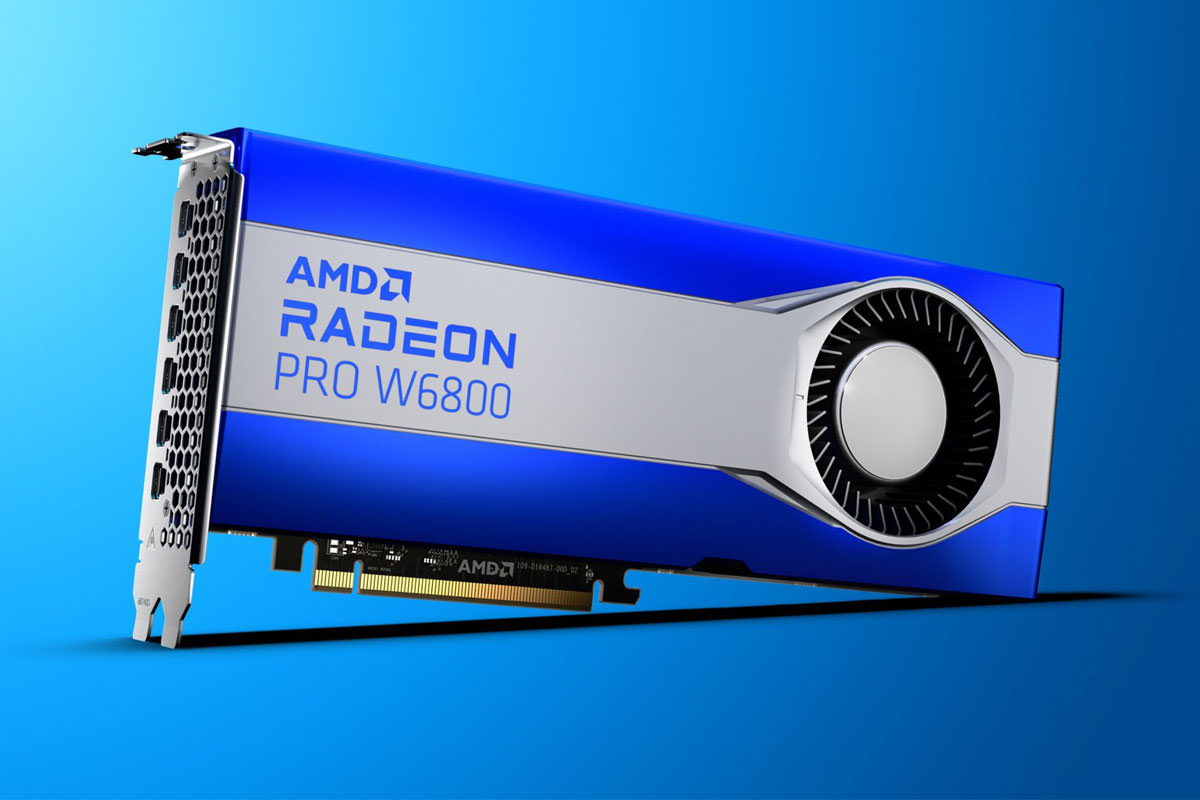 AMD دو کارت گرافیک رادئون پرو W۶۶۰۰ و W۶۸۰۰ را معرفی کرد