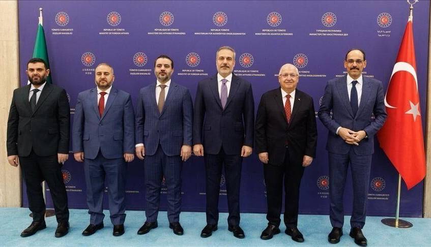 نشست امنیتی ترکیه و دولت موقت سوریه برای همکاری در جهت مهار تهدیدات مرزی