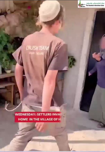 حمله و دزدی شهرک‌نشینان صهیونیست به یک خانه در روستای حریبات النبی در کرانه باختری