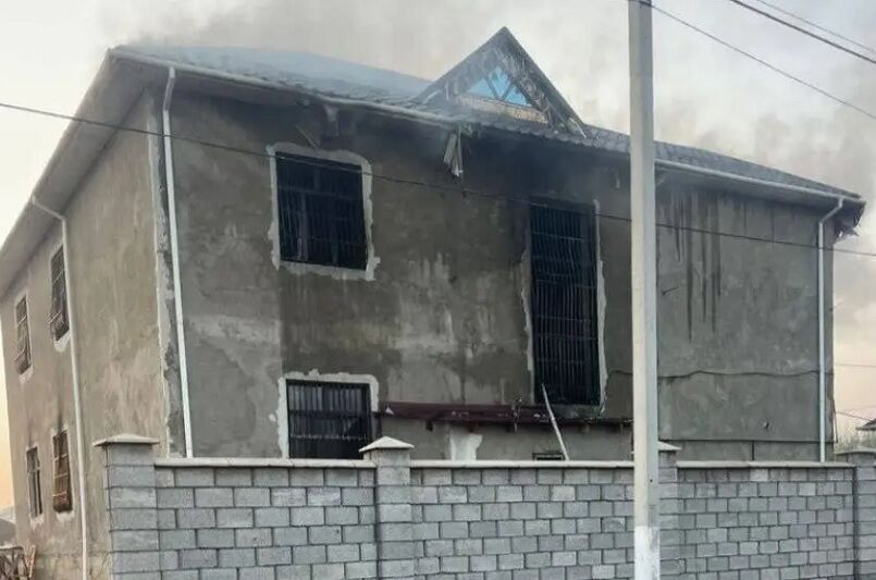 ۹ کودک قزاقستانی در یک آتش‌سوزی جان باختند