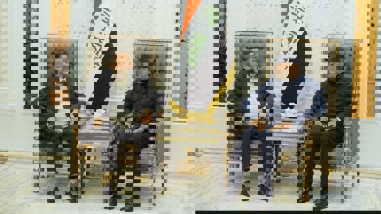 دیدار دبیرکل گردان‌های سیدالشهدای عراق با رهبران حماس