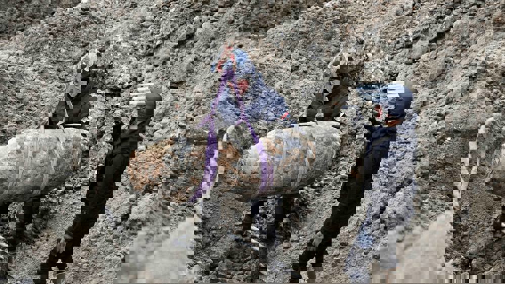 کشفِ بمب نیم‌تُنیِ آمریکایی در پایتخت صربستان