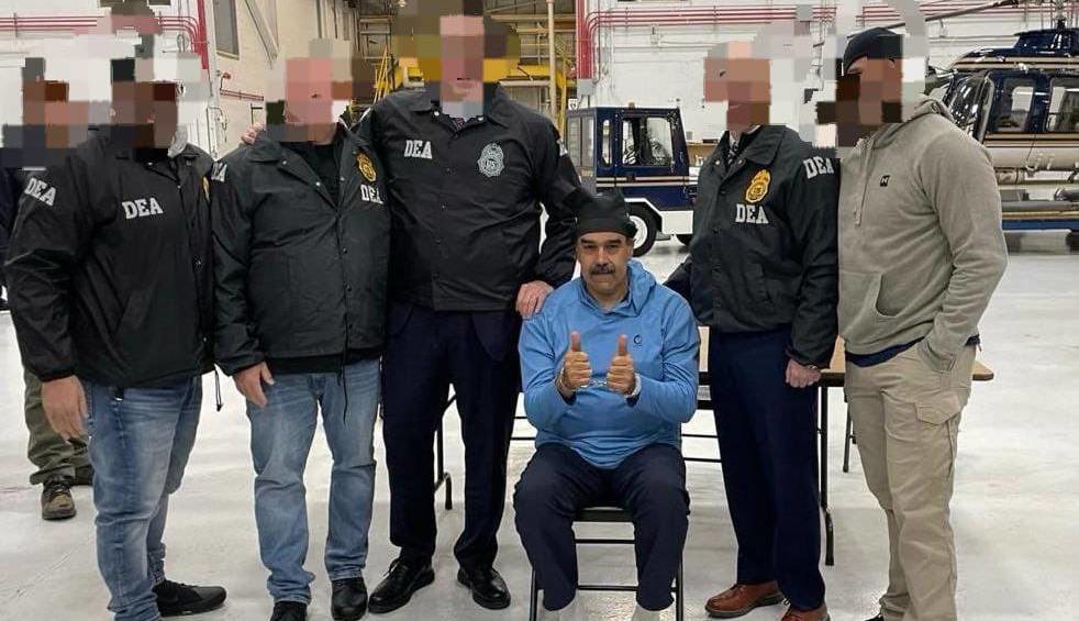 اولین تصاویر از نیکلاس مادورو پس از ربایش و انتقال به نیویورک