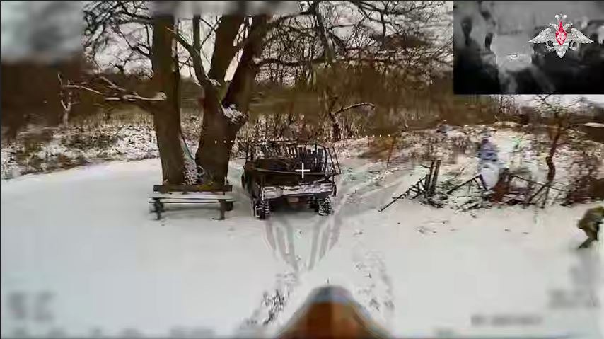 حملات ریزپرنده‌های روسی علیه تجهیزات نظامی اوکراین در جبهه جنگ سومی