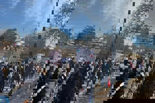 اعتراض دانش‌آموزان آمریکایی به سیاست‌های مهاجرتی ترامپ