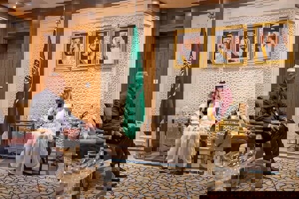 دیدار فرستاده ترامپ در سوریه با وزیر خارجه عربستان