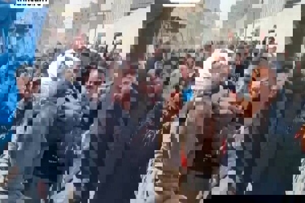 تشییع پیکر «سامی الدحدوح» فرمانده بارز جهاد اسلامی در غزه+فیلم