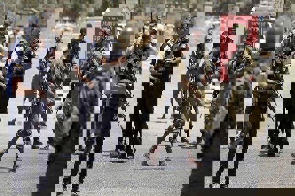 ممانعت نظامیان اسرائیلی از ورود فلسطینی ها به قدس اشغالی