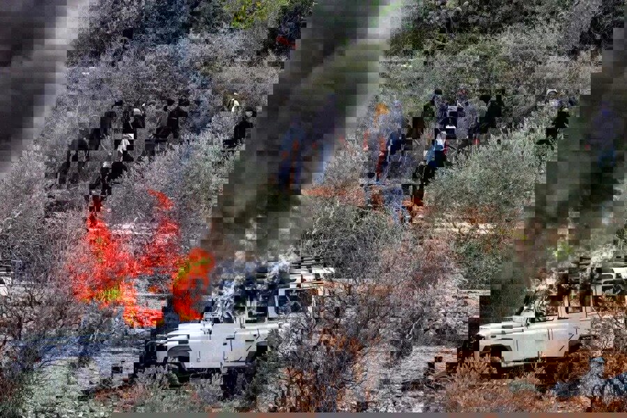 افزایش حملات علیه فلسطینی‌ها در ماه رمضان؛ خانه‌ها در آتش سوختند