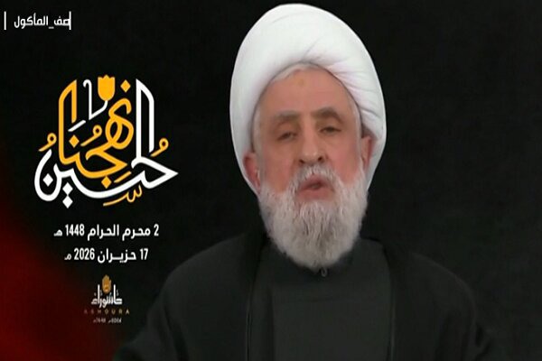 سخنرانی شیخ نعیم قاسم آغاز شد