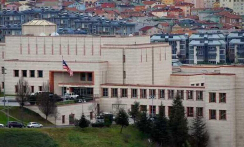 تیراندازی در محوطه سفارت آمریکا در لبنان