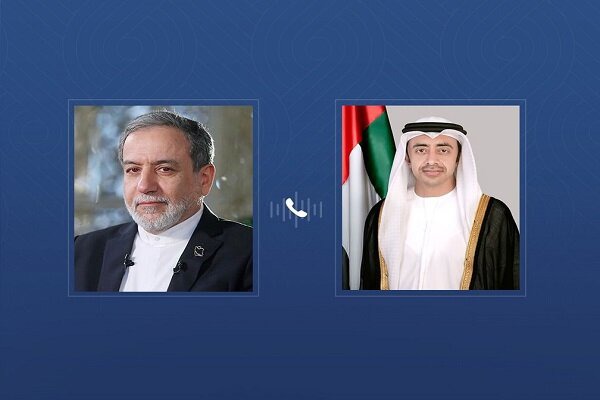 گفتگوی تلفنی وزیران خارجه ایران و امارات