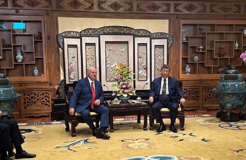 دیدار رئیس جمهور چین با همتای بلاروسی خود