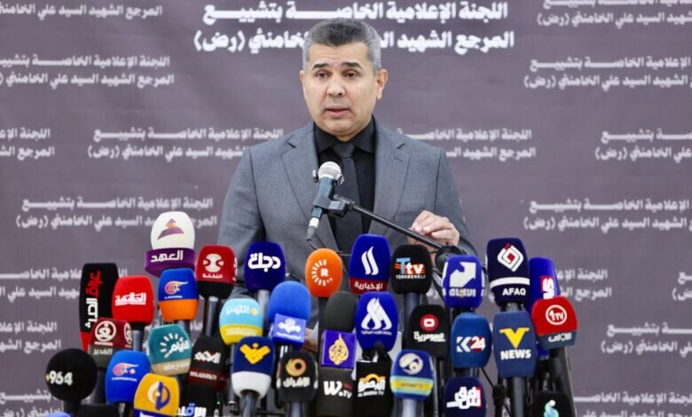 مسئول عراقی: میلیون‌ها نفر در مراسم تشییع رهبر شهید ایران شرکت می‌کنند