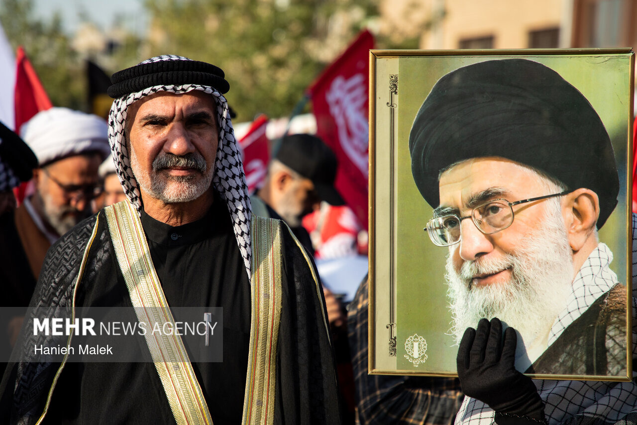 تدارکات وزارت حمل و نقل عراق برای تشییع پیکر رهبر شهید ایران در عراق
