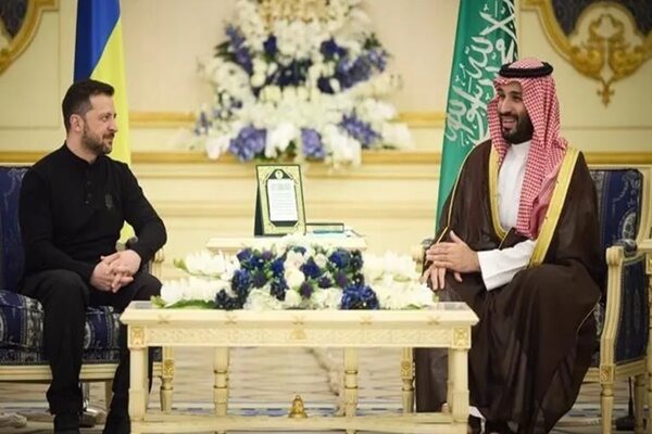 رایزنی زلنسکی و بن‌سلمان درباره تقویت توانمندی‌های دفاعی کی‌یف-ریاض