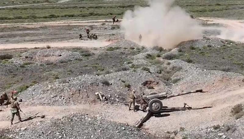 پایان رزمایش تاکتیکی مشترک نیروهای مسلح روسیه و قرقیزستان