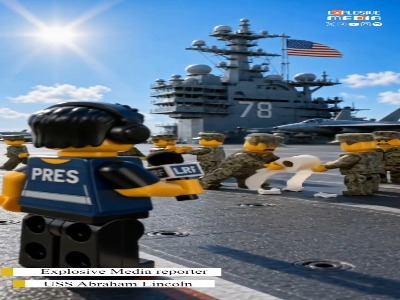 بحران ناو جنگی آبراهام لینکلن به لگو تبدیل شد