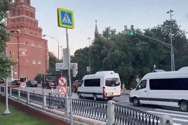 کاروان فرستادگان ترامپ وارد کرملین شد+ فیلم