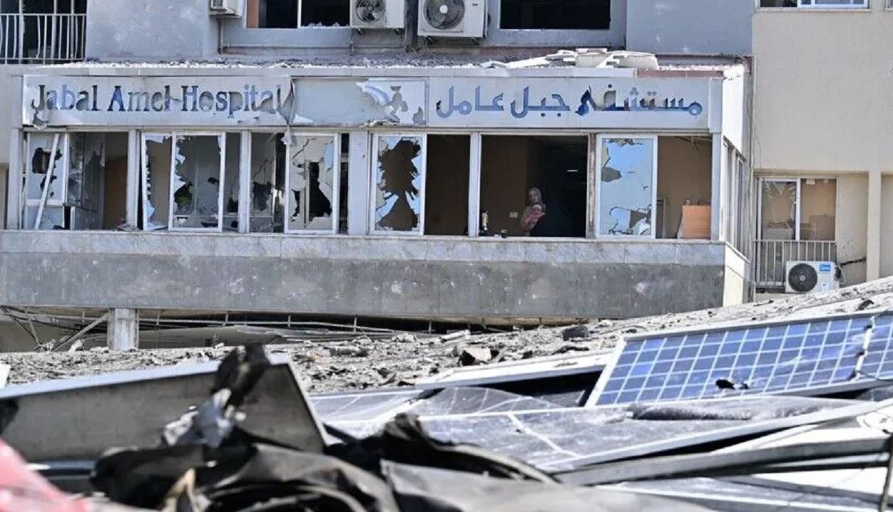 حملات اسرائیل یک بیمارستان در جنوب لبنان را به‌ طور کامل ویران کرد
