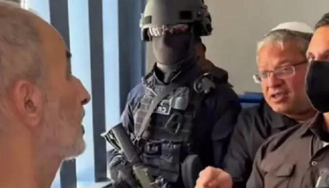 بن گویر اسیر فلسطینی را علنا تهدید به مرگ کرد