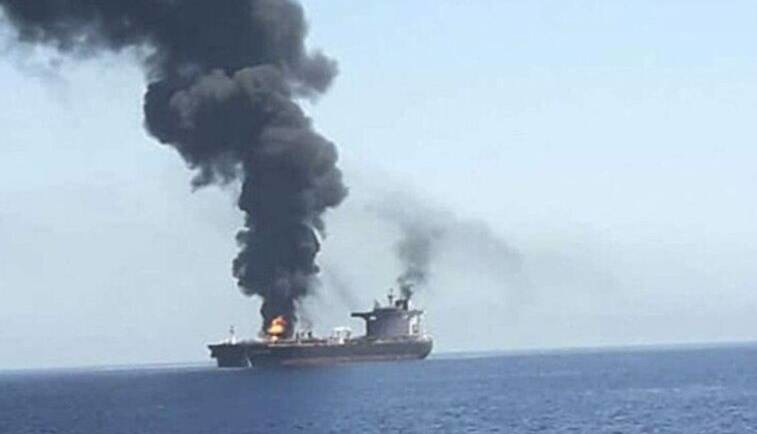 حمله پهپادی به یک نفتکش در نزدیکی سواحل عمان